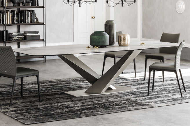 Cattelan Italia Stratos Keramik Rectangular Dining Table – 240x120x75h
