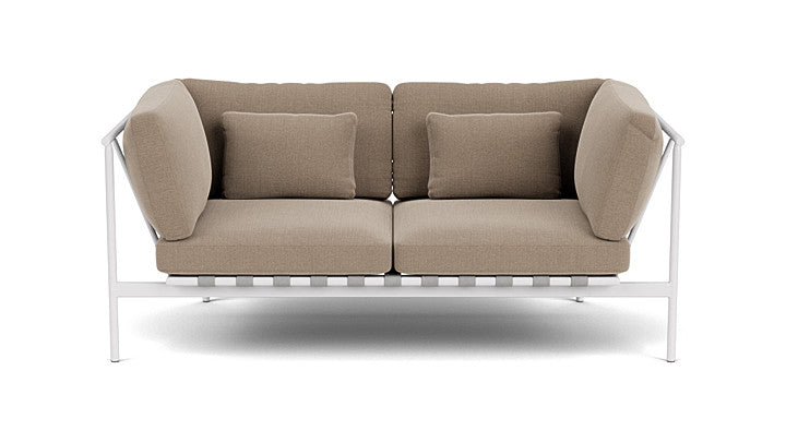 Barlow Tyrie Around Deep Seating Double Lounge Sofa with Aluminium Arms