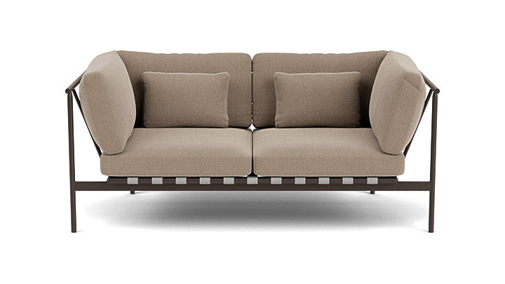 Barlow Tyrie Around Deep Seating Double Lounge Sofa with Aluminium Arms