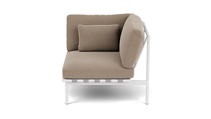 Barlow Tyrie Around Deep Seating Single Lounge Chair with Aluminium Right Arm