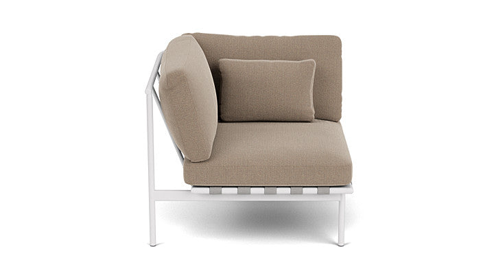 Barlow Tyrie Around Deep Seating Single Lounge Chair with Aluminium Left Arm