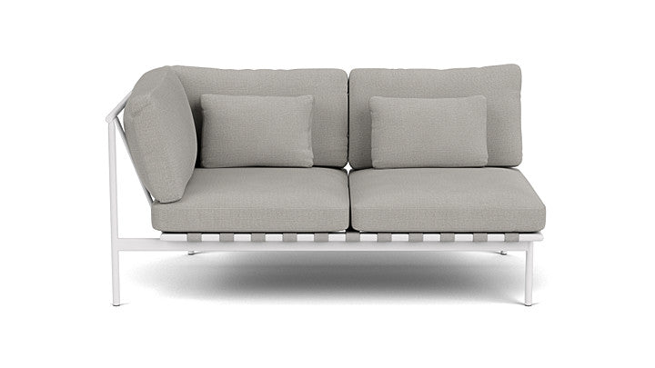 Barlow Tyrie Around Deep Seating Double Lounge Sofa with Aluminium Left Arm