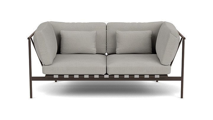 Barlow Tyrie Around Deep Seating Double Lounge Sofa with Aluminium Arms