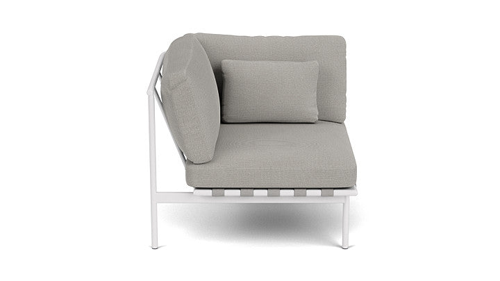 Barlow Tyrie Around Deep Seating Single Lounge Chair with Aluminium Left Arm