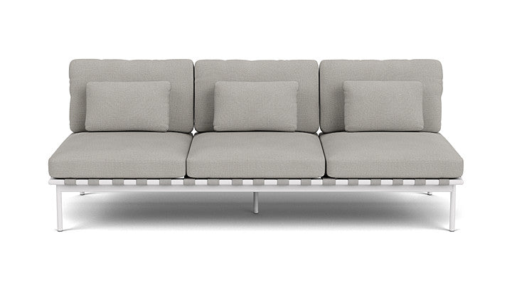 Barlow Tyrie Around Deep Seating Triple Lounge Sofa Without Arms