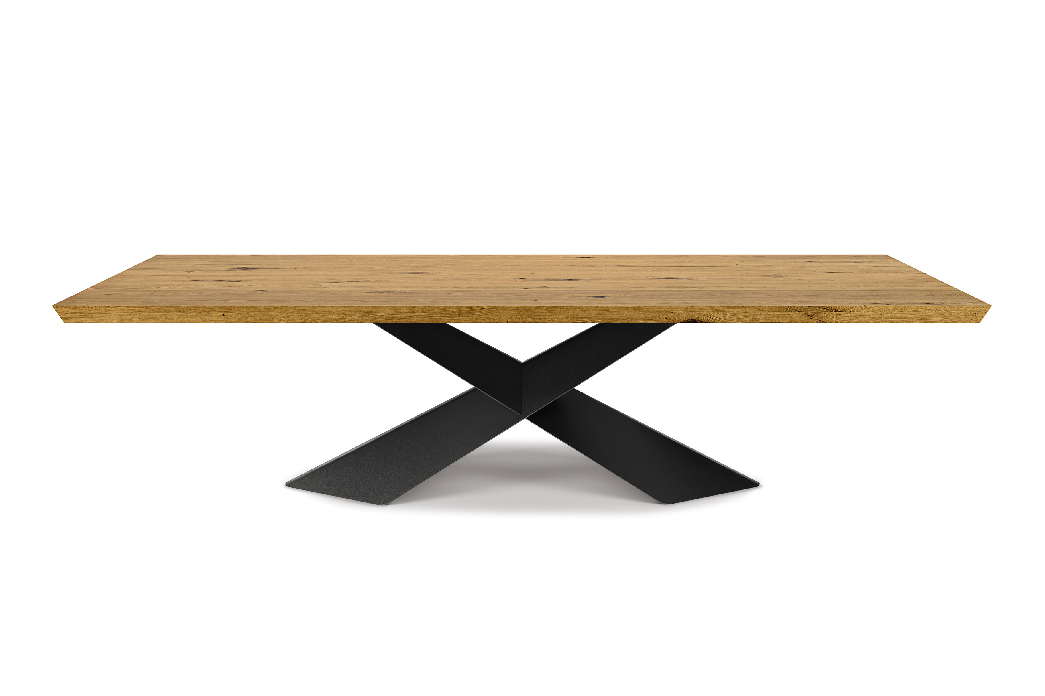 cattelan italia tyron wood Table With Steel Base
