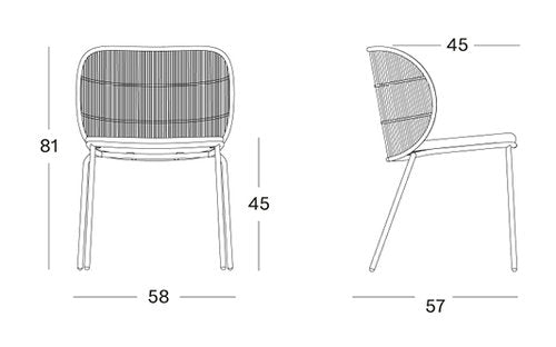 KODO DINING CHAIR DUNE WHITE