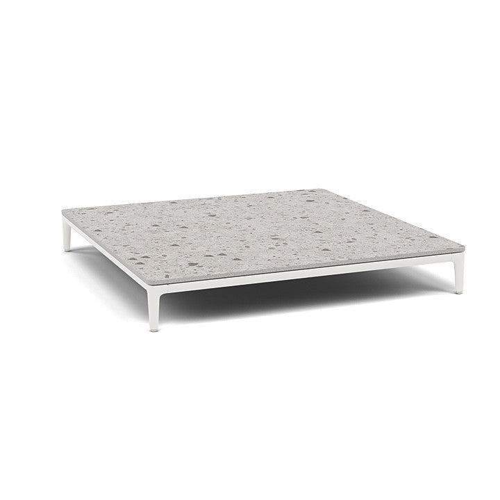 Manutti Zendo Sense Square Coffee Table with 96 cm Width & Depth and 15 cm Height