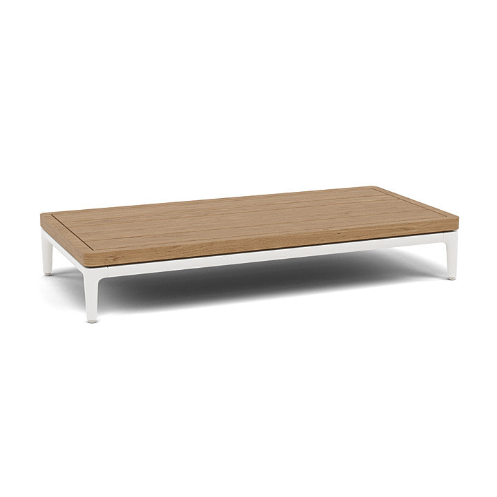 Manutti Zendo Sense Small Rectangular Coffee Table with 96 cm Width, 46 cm Depth & 15 cm Height