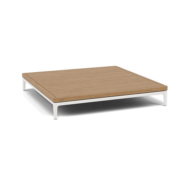 Manutti Zendo Sense Square Coffee Table with 96 cm Width & Depth and 15 cm Height