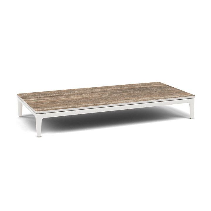 Manutti Zendo Sense Small Rectangular Coffee Table with 96 cm Width, 46 cm Depth & 15 cm Height