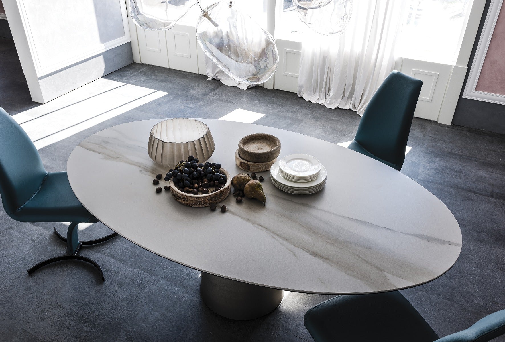 Cattelan Italia Yoda Keramik Table With Steel Base