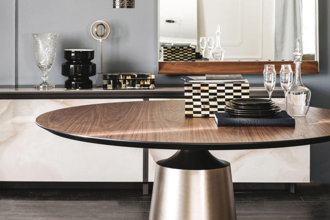 Cattelan Italia Yoda Wood Dining Table